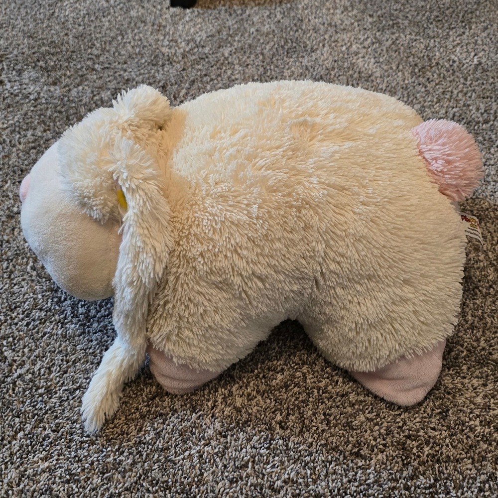 Pillow Pets 2011 Bunny Rabbit Plush Stuffed Animal Unisex Large Polka Dot Ears - Picture 4 of 16